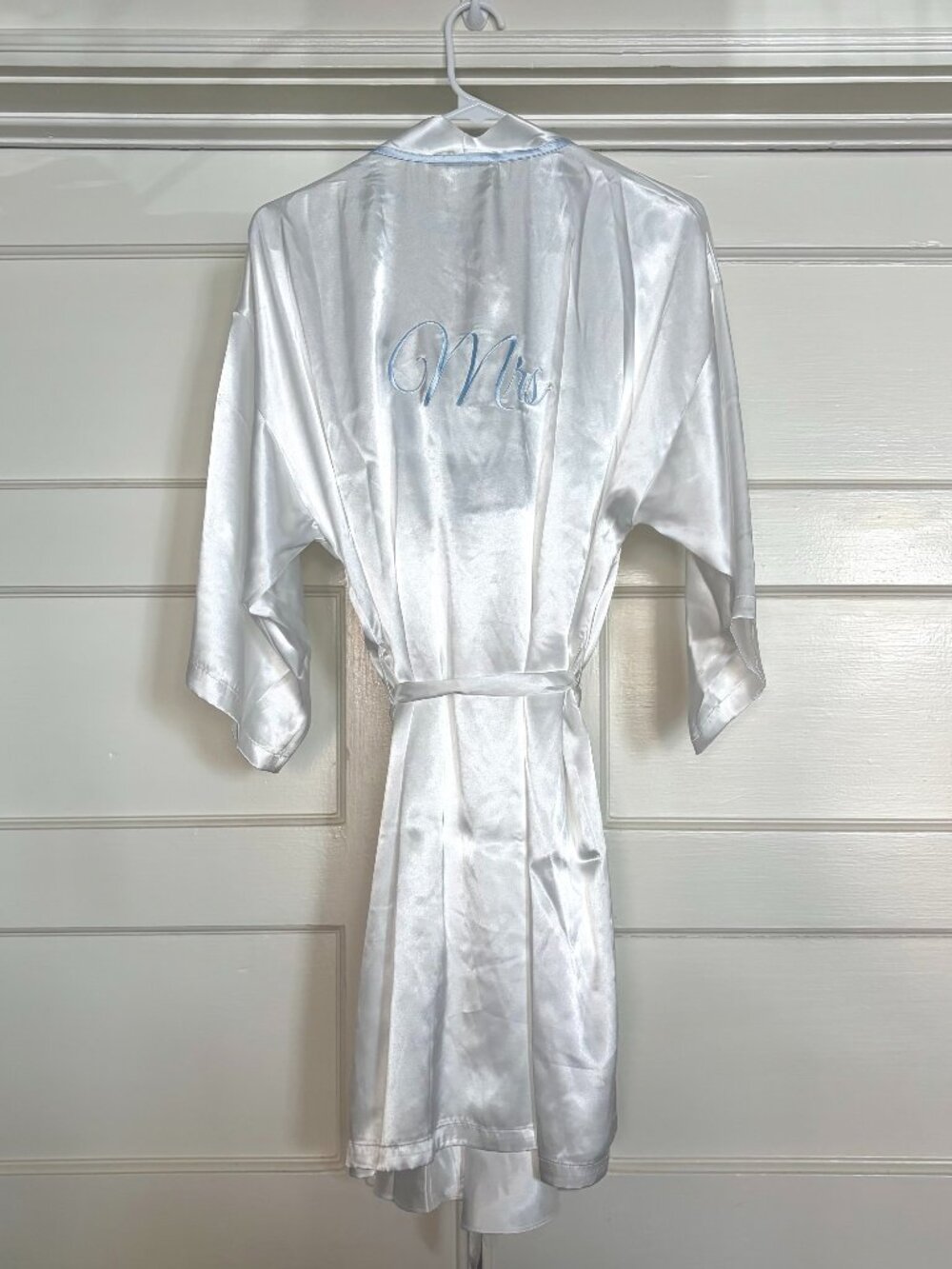 Bridal Slip & Robe Getting Ready Set NWOT Size M
